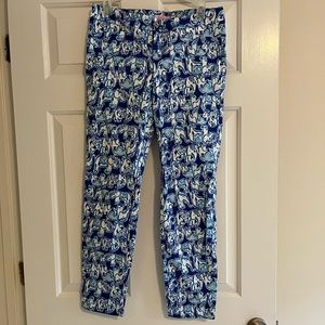 Lilly Pulitzer Kelly Skinny Ankle Pants in Get Trunky